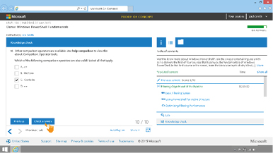 MOC-On-Demand-Labs-Knowledge-Checks